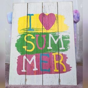 I "Heart" Summer Home Wall Decor